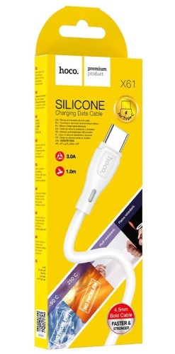Usb Кабель-зарядка Type-C Hoco X61 Ultimate 1м белый