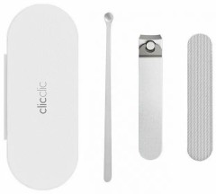 Набор для маникюра Xiaomi Clicclic 3 in 1 Nail Clippers Set CTT001CN серебристый