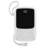 Powerbank Baseus Qpow Digital Display 10000mAh 3A Type-C (PPQD-A02) белый