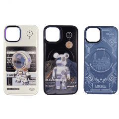 Накладка для i-Phone 13 Pro DFANS Starlight силикон перламутровая рамка