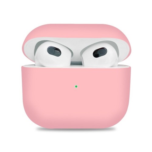 Силиконовый чехол для AirPods 3 розовый