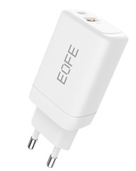 Сетевое зарядное устройство EOFE E601 1C/1USB 65W белое