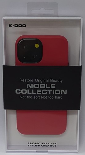 Накладка для i-Phone 13 Mini K-Doo Noble кожаная красная