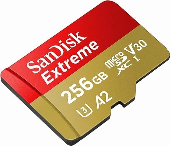 micro SDXC карта памяти Sandisk Extreme 256GB 190MB/s UHS-I (SDSQXAV-256G-GN6MN)