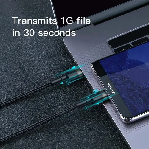Usb Кабель-зарядка TYPE-C на TYPE-C Baseus Cafule PD2.0 1м (CATKLF-GG1) серо-черный