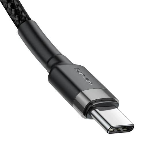 Usb Кабель-зарядка TYPE-C на TYPE-C Baseus Cafule PD2.0 1м (CATKLF-GG1) серо-черный