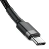 Usb Кабель-зарядка TYPE-C на TYPE-C Baseus Cafule PD2.0 1м (CATKLF-GG1) серо-черный