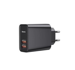 Сетевое зар. устр. Baseus Speed Dual 2USB 5A 30W (CCFS-E01) черное
