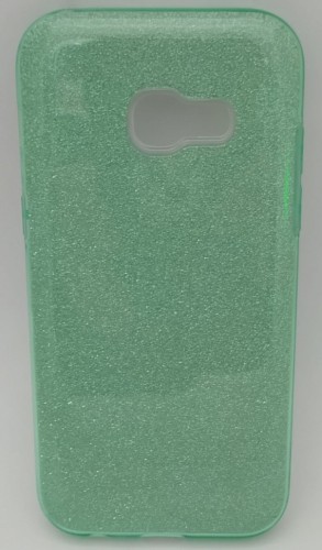 Накладка для Samsung Galaxy A3 (2017) силикон блестящий в ассортименте