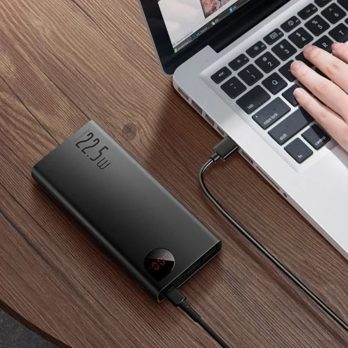 Powerbank Baseus Adaman 10000mAh 2USB/USB-C 3A 22.5W PPAD070001 черный
