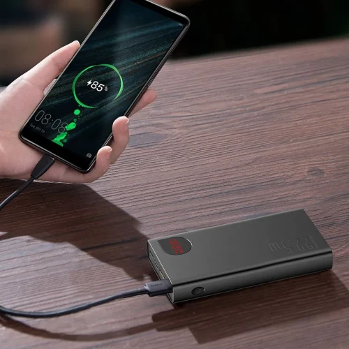 Powerbank Baseus Adaman 10000mAh 2USB/USB-C 3A 22.5W PPAD070001 черный