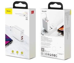 Сетевое зар. устр. Baseus Speed Dual 2USB 5A 30W (CCFS-E02) белое
