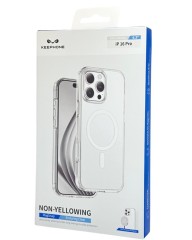 Накладка для i-Phone 16 Pro Keephone Non-Yellowing MagSnap прозрачный