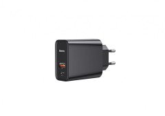 Сетевое зар. устр. Baseus Speed PPS 1USB+1C 5A 30W (CCFS-C01) черное