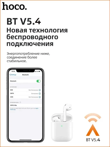 Беспроводные наушники TWS Hoco EW74 белые
