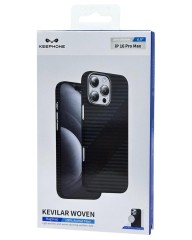 Накладка для i-Phone 16 Pro Max Keephone Kevilar Woven MagSnap разноцветный