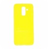 Накладка для Samsung Galaxy A6 Plus (2018) Silicone cover желтая