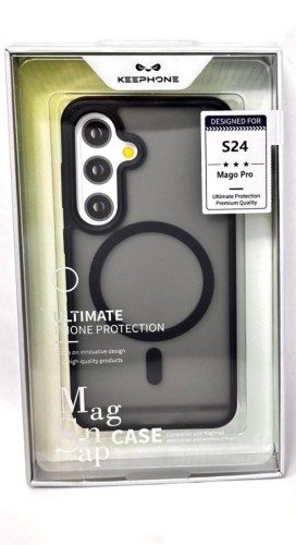 Накладка для Samsung Galaxy S24 Keephone Mago Pro Magsafe матовый черный