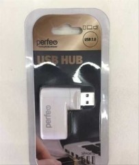 Perfeo USB-HUB 3 Port, (PF-VI-H024 White) белый
