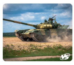 VS Коврик для компьютерной мыши "Tanks", Рис.5 (194*233*3 мм), полипропилен+вспененный пластик