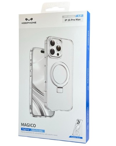 Накладка для i-Phone 16 Pro Max Keephone Magico MagSnap прозрачный