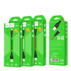 Usb Кабель-зарядка Type-C Hoco X32 Excellent 2A 1м в оплётке TPE чёрный