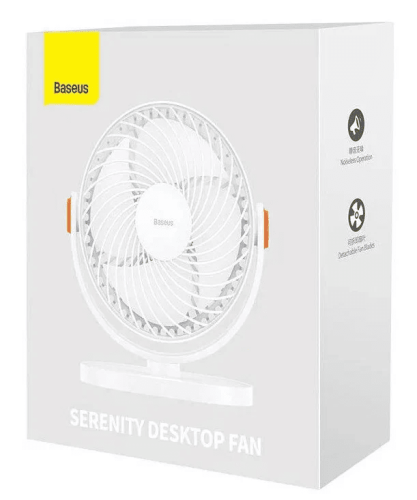Настольный вентилятор Baseus Serenity Desktop Fan (ACYY000002) белый