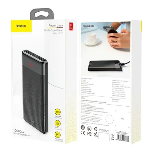 Powerbank Baseus 10000mAh 2xUSB 2.1A  PPALL-AKU01 черный