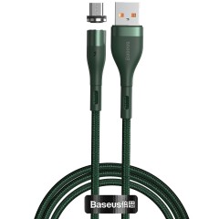 Usb Кабель-зарядка Micro Baseus Zinc Magnetic 2.1A 1м (CAMXC-K06) зелёный