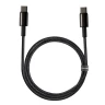 Кабель-зарядка Type-C на Type-C Baseus Tungsten Gold 100W 1м (CATWJ-01) черный
