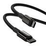 Кабель-зарядка Type-C на Type-C Baseus Tungsten Gold 100W 1м (CATWJ-01) черный