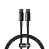 Кабель-зарядка Type-C на Type-C Baseus Tungsten Gold 100W 1м (CATWJ-01) черный