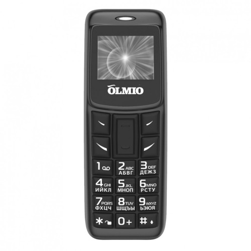 Мобильный телефон Olmio A02 0,66"/280 mAh/MicroSD черный