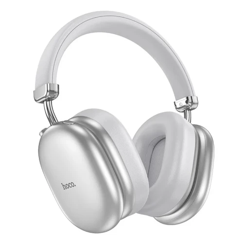 Стереонаушники Bluetooth полноразмерные Hoco W35 Max V5.3/45ч серебристые