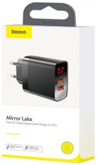 Сетевое зар. устр. Baseus Mirror Lake 2USB 3A (CCJMHA-A01) черное