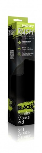 Игровой коврик Smartbuy RUSH Blackout черный M-size (SBMP-01G-K)/40