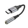 Переходник Hoco LS36 Type-C на AUX3.5 12см черный