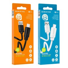 Usb Кабель-зарядка Type-C Borofone BX55 3A 1м черный