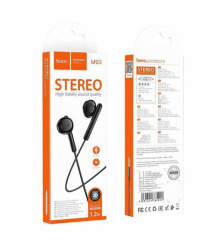 Стереонаушники Hoco M93 с микрофоном черные