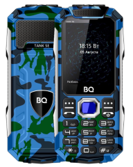 Мобильный телефон BQ 2432 Tank SE синии камуфляж