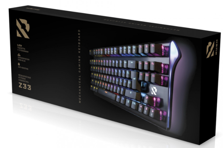 Клавиатура механическая игровая Smartbuy RUSH Z33 USB черная (SBK-313MG-K) (1/10)