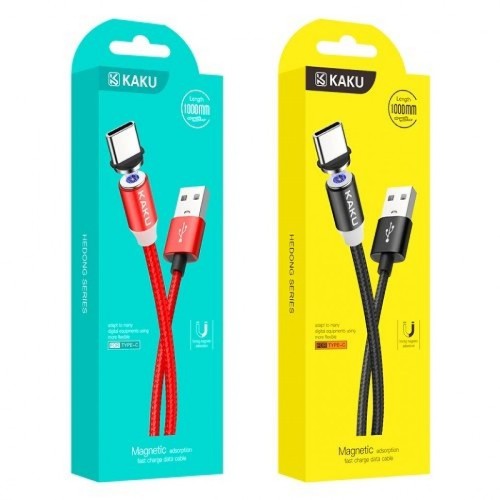 Usb Кабель-зарядка Type-C Kaku KSC-306 магнитный 1м черный
