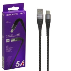 Usb Кабель-зарядка Type-C Borofone BX32 Munificent 3A 1м черный