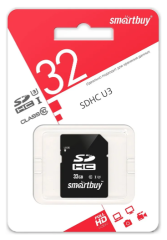 SDHC карта памяти Smartbuy 32GB Class 10 U3