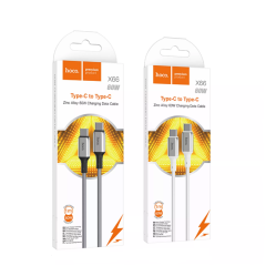 Usb Кабель-зарядка Type-C на Type-C Hoco X66 1м 60W серый