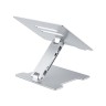 Охлаждающая подставка c USB-хабом для ноутбука Orico LST-4A 4xUSB3.0 серебристая