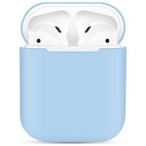 Силиконовый чехол для AirPods лиловый