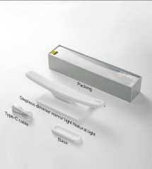 Светильник Baseus Sunshine Stepless Dimmer Mirror Natural Light DGSUN-JA02 белый