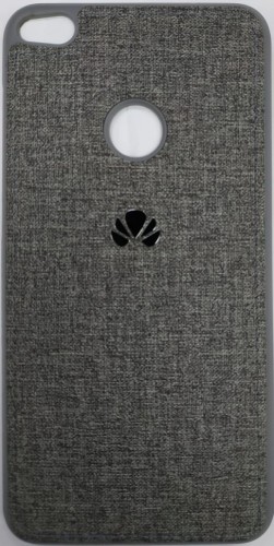 Накладка для Huawei Honor P8 lite (2017) силиконовая ткань с логотипом в ассортименте