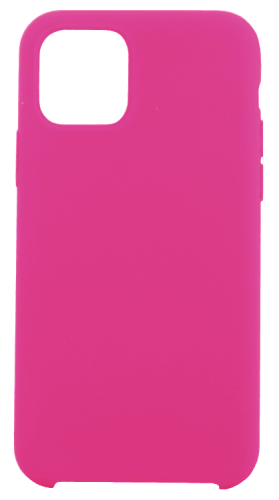 Чехол-накладка  i-Phone 11 Silicone icase  №47 кислотно-розовая
